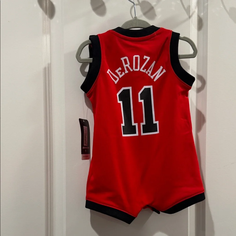 Chicago Bulls Red Baby Romper #11 size 3-6 months NWT - Picture 4 of 5